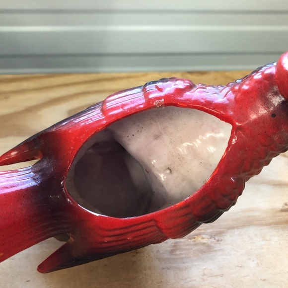 VTG 1960s/70s Hand Painted Cardinal Ceramic Planter~ Wildlife Bird Home Decor - Picture 7 of 10